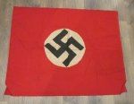 German WWII NSDAP Flag, 29 x 36 Inches