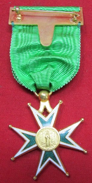  British Mfg, Order of Saint Lazarus of Jerusalem Badge, Knight, Toye, Kenning & Spencer — image 5