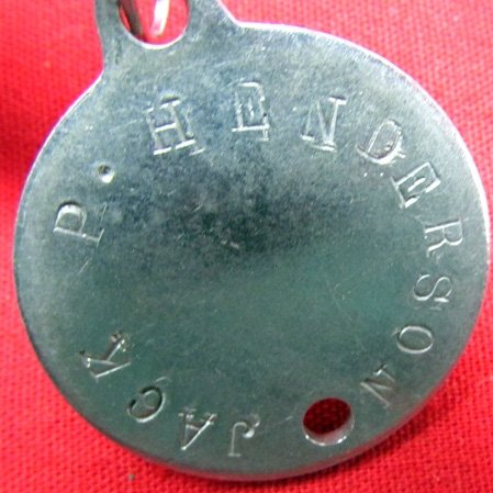  US Pre-WWII, M1924 Dogtag Set, Matched Pair — image 3