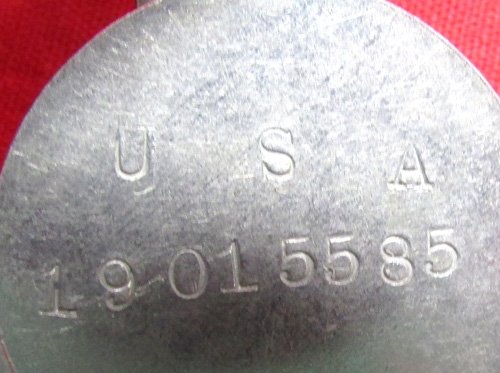  US Pre-WWII, M1924 Dogtag Set, Matched Pair — image 4