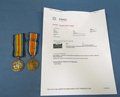 British, WWI War Medal-Victory Medal Casualty Pair ASC