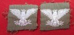 US WWII Embroidered Full Colonel Rank Insignia
