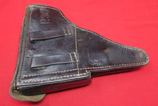  German WWII Hard Shell P38 Holster, hjg 41, WaA416 — image 3