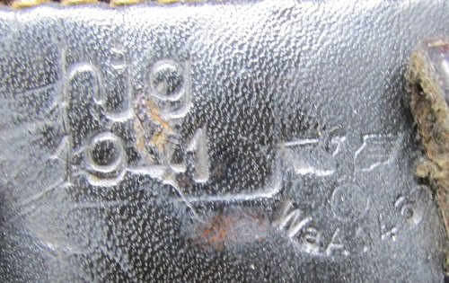  German WWII Hard Shell P38 Holster, hjg 41, WaA416 — image 4