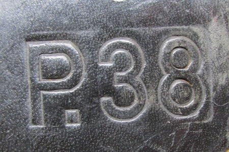  German WWII Hard Shell P38 Holster, hjg 41, WaA416 — image 5