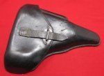 German WWII Hard Shell P38 Holster, hjg 41, WaA416