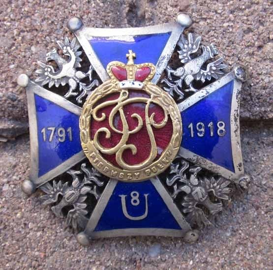  Polish Regimental Badge, Collectors Copy, 8th Cavalry Regiment, Panasiuk — image 2