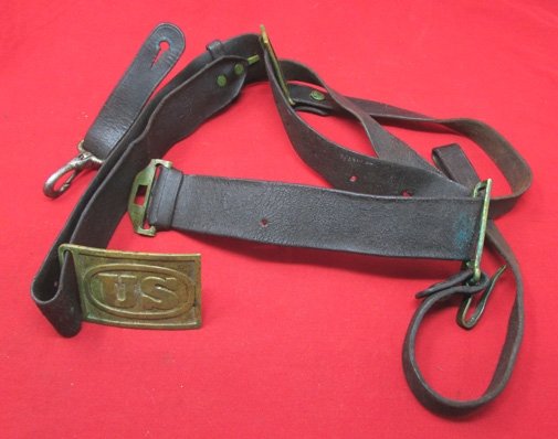  US Indian Wars Enlisted M1874 Sword Belt & Buckle — image 2