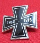 German WWI Patriotic Iron Cross Pin, 1914-1915