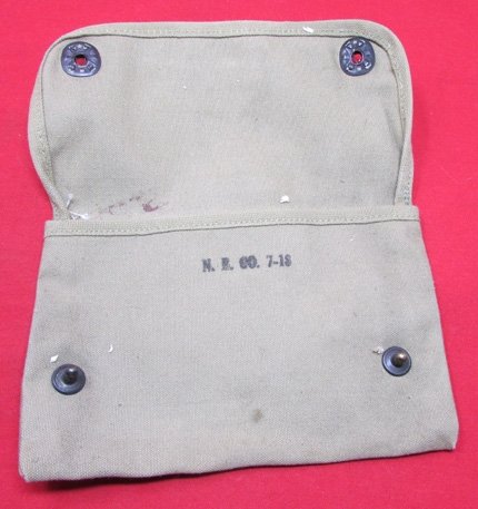  US WWI Canvas Pouch, N.B. Co. 7-18 — image 4