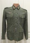 German WWII Army M1936 Enlisted Tunic