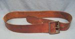 US Pre WWII Army Enlisted Leather Garrison Belt, JQMD 1938