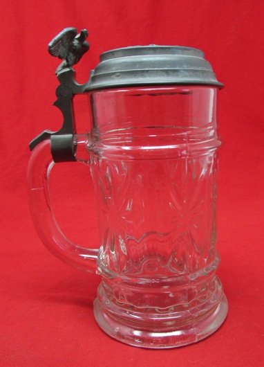  German Franco Prussian War, Heavy Glass Beer Stein — image 2