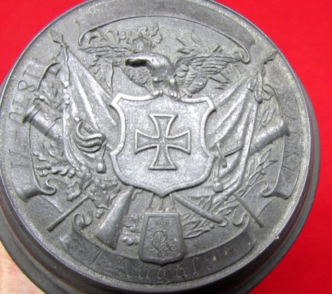  German Franco Prussian War, Heavy Glass Beer Stein — image 3