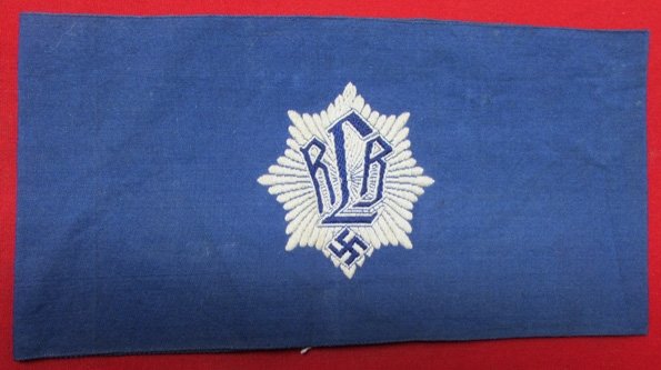  German WWII, Early Reichs Luftschutzbund Armband — image 2