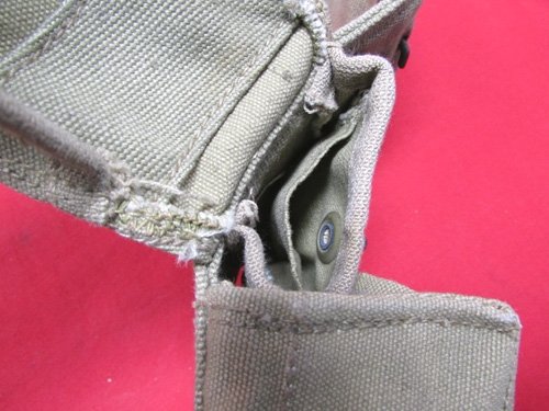  US WWI M1917 10 Pocket Enlisted Medical Belt, Green Canvas — image 4