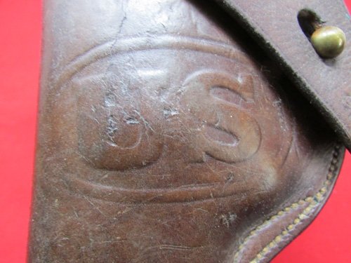  US Pre WWI .38 Revolver Holster, RIA 1906 — image 4