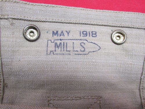  US WWI Army Medical Department Diagnosis Tag Booklet & MILLS Belt Pouch, 1918 — image 4
