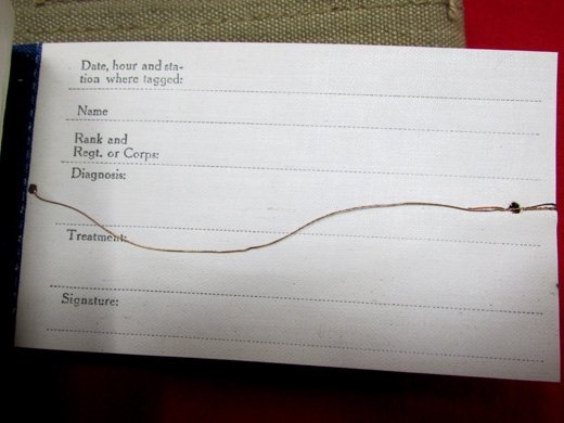  US WWI Army Medical Department Diagnosis Tag Booklet & MILLS Belt Pouch, 1918 — image 6