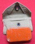 US WWII Red Carlisle Bandage & Canvas Belt Pouch, Cadillac …