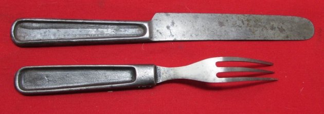  US Indian Wars, Spanish American War Era, Mess Knife & Fork — image 3