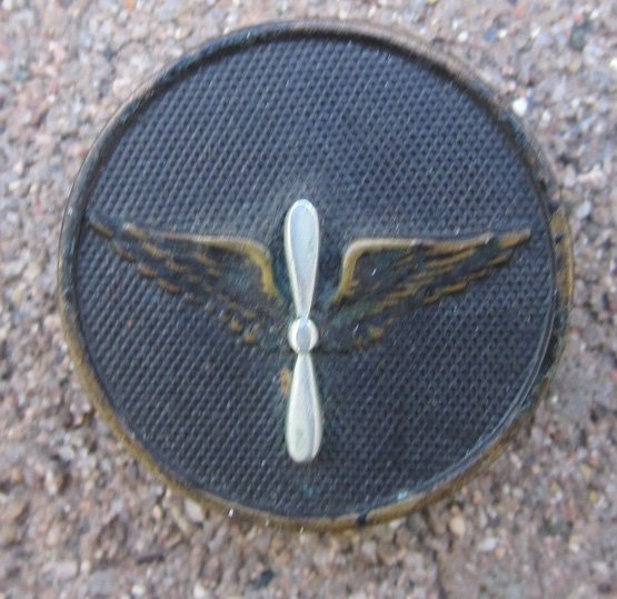  US WWI Enlisted Collar Disc, Air Service, Applied Propeller — image 2