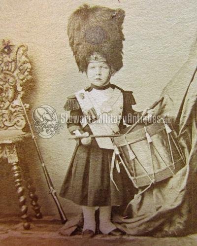  French 19th Century CDV, The Prince Imperial, Guard Drummer Uniform — image 3