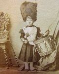 French 19th Century CDV, The Prince Imperial, Guard Drummer Uniform
