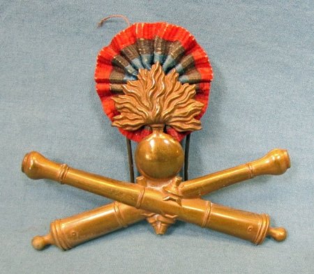  French, Pre WWI, Artillery Shako Insignia, 1880's — image 3
