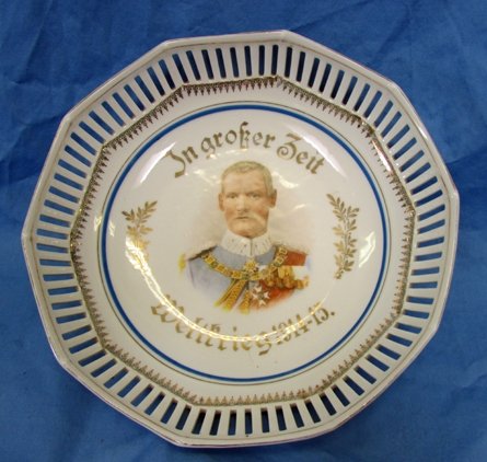  German WWI Bavarian Patriotic Bowl, Crown Prince Ruprecht — image 2