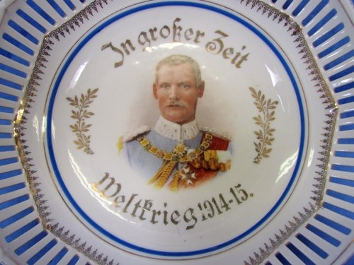  German WWI Bavarian Patriotic Bowl, Crown Prince Ruprecht — image 3