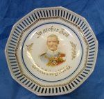 German WWI Bavarian Patriotic Bowl, Crown Prince Ruprecht
