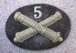 US Civil War, 5th Artillery Officers Hat Insignia