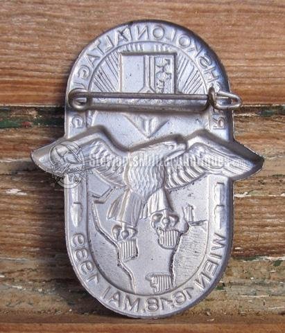  German WWII Tinnie, Reichs Kolonial Tag, Wien, 1939 — image 3