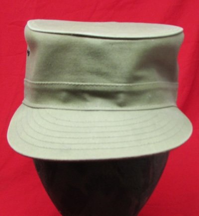  US Korean War, M1951 Army Ridgeway Pattern Fatigue Cap, 'Spring Up!' Brand — image 2