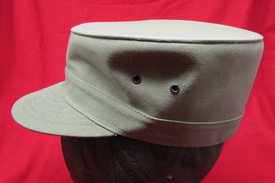  US Korean War, M1951 Army Ridgeway Pattern Fatigue Cap, 'Spring Up!' Brand — image 3