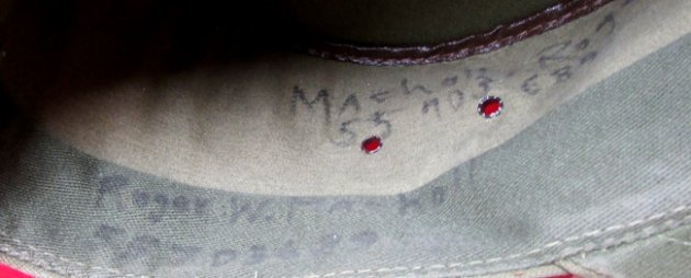  US Korean War, M1951 Army Ridgeway Pattern Fatigue Cap, 'Spring Up!' Brand — image 6
