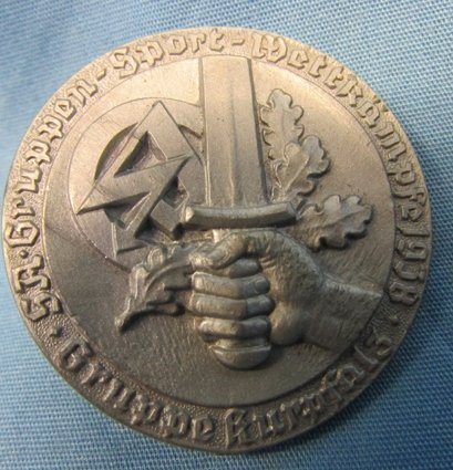  German WWII SA Sports Tinnie, Gruppe Kurpfalz 1938 — image 2