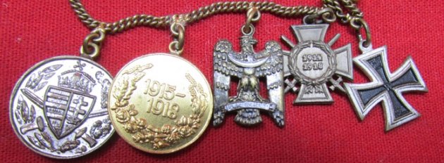  German Post WWI, 5-Place Miniature Medal, Schlesien Eagle — image 3