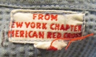  US WWII American Red Cross Dress, Blue Crepe Material — image 5