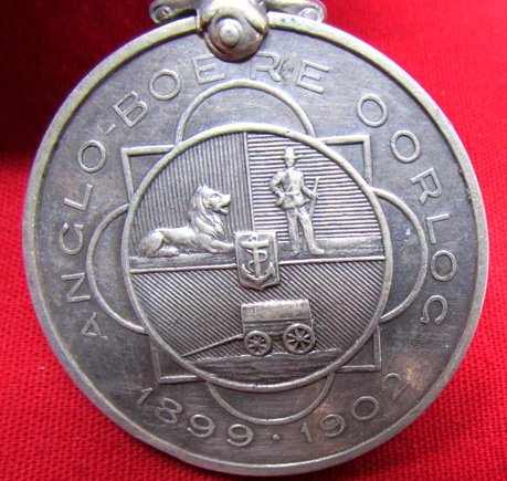  South Africa, Medalie voor de Anglo-Boer Oorlog Medal, Named — image 3