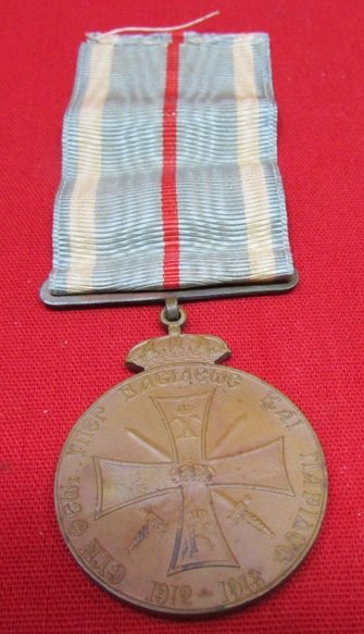  Greece, Greco-Turkish War 1912-13 Campaign Medal — image 2