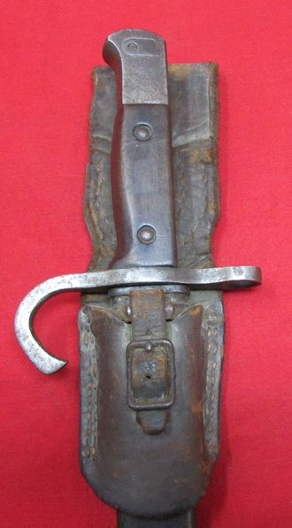  Japanese WWII Type 30 Bayonet & Frog, Jinsen Mfg — image 3