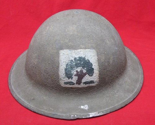  US WWI Doughboy Helmet, Complete, 102nd Rgt, 26th Yankee Division, Complete, — image 2