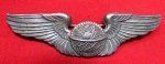 US WWII Navigator Wings, Sterling, Pinback