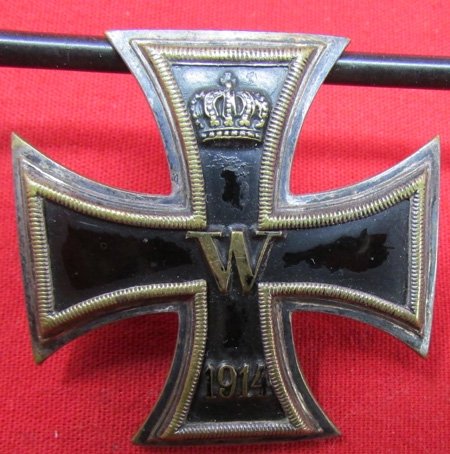  German WWI Iron Cross 1st Class, Vaulted, T303 — image 3