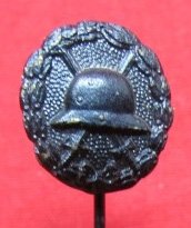  German WWI Black Wound Badge Stickpin — image 3