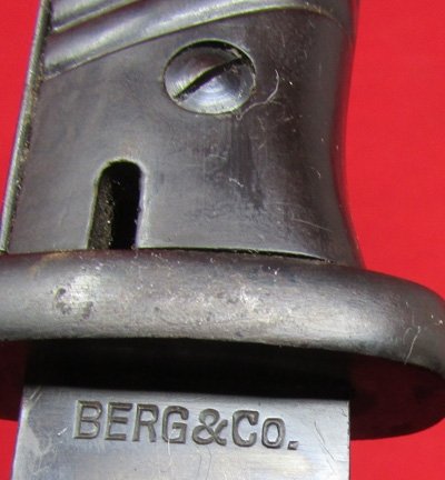  German WWII S84/98 Bayonet & Scabbard 1940, Berg & Co. — image 6