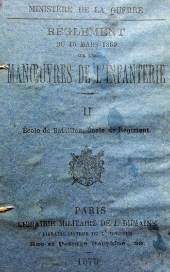  French Franco Prussian War Infantry Manual, 1870 — image 3