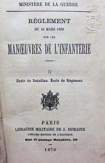  French Franco Prussian War Infantry Manual, 1870 — image 4